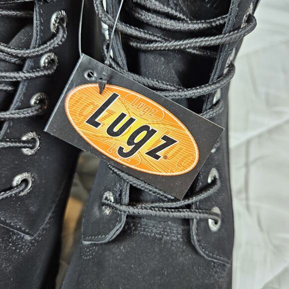 Lugz Convoy Lace Up Black Suede Casual Boot MCNWD-001 Workwear Mens 9.5 Size 43 - Picture 8 of 16